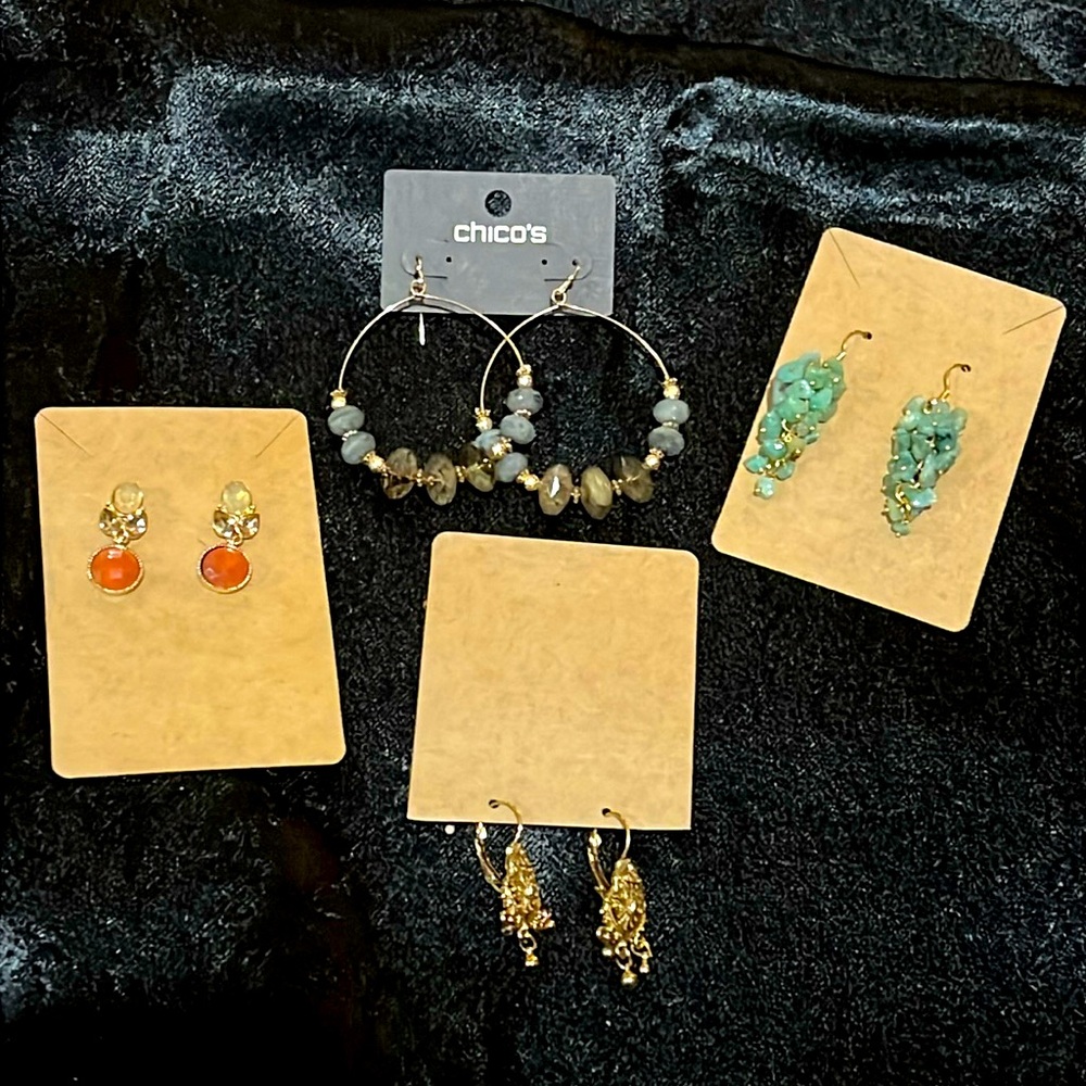 Vintage Earring Lot Napier 1928 Chico's